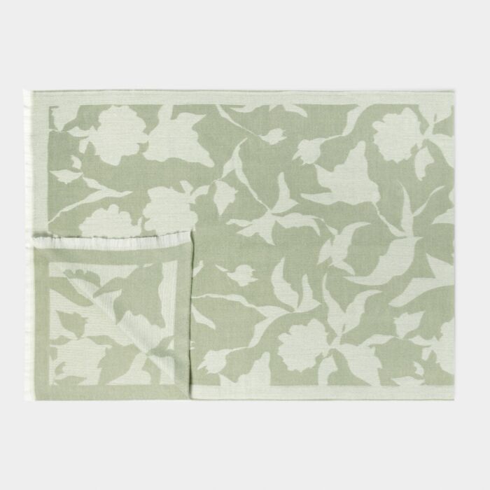 Katie Loxton Printed Blanket Scarf - Sage